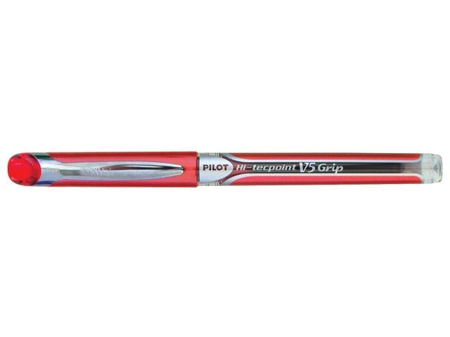 Rollerpenn Pilot Hi-tecpoint V5 Grip rød
