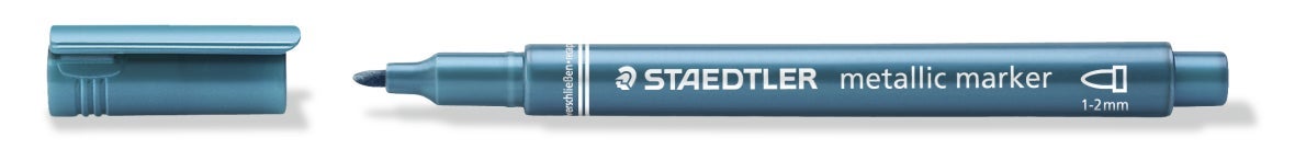 Metallic Marker 2Mm Metallic Blå