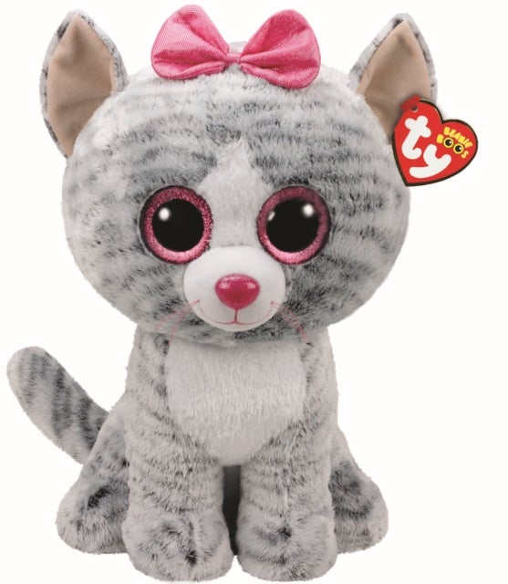 Bamse TY Kiki Grey Cat Regular