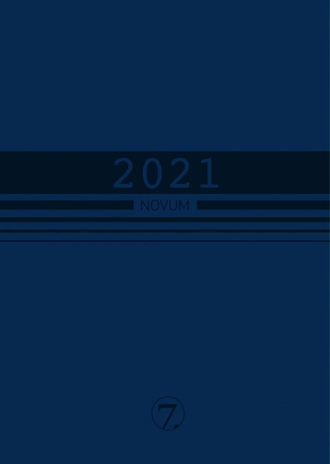 Avtalebok 2021 7.sans Novum Trend Uke A4 - Innbundet