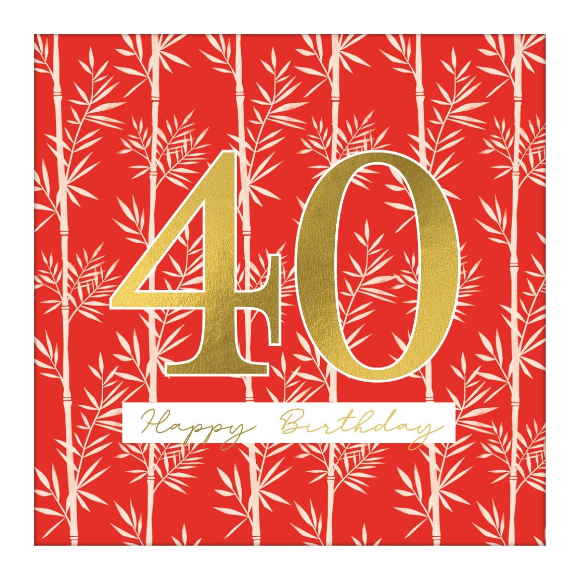 Kort Art File 40 Happy Birthday