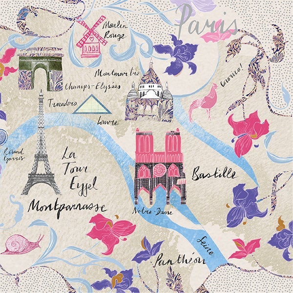 Kort Cityscapes Paris