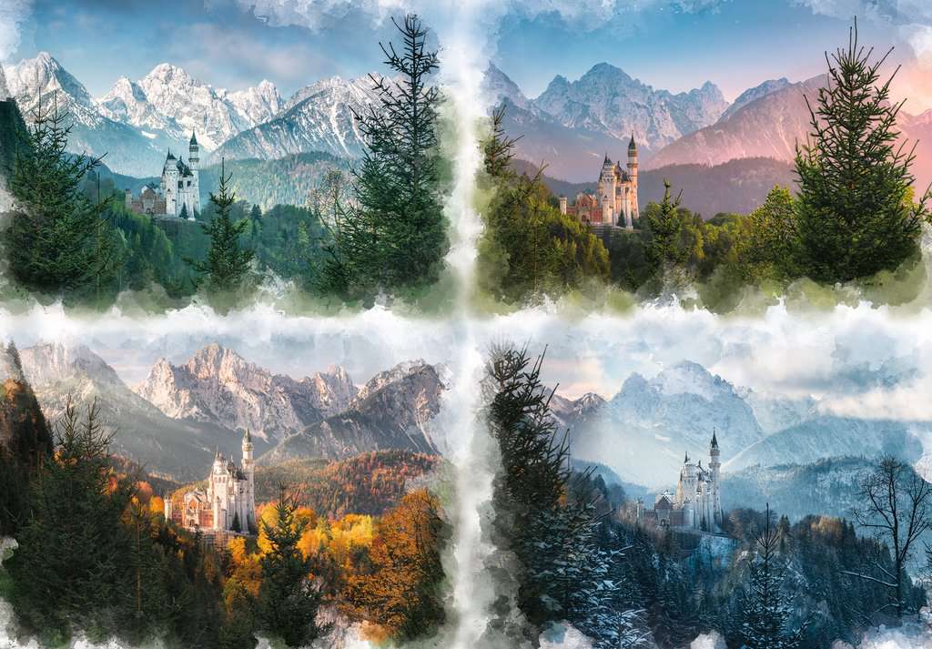 Puslespill 18000 Slott Neuschwanstein Ravensburger