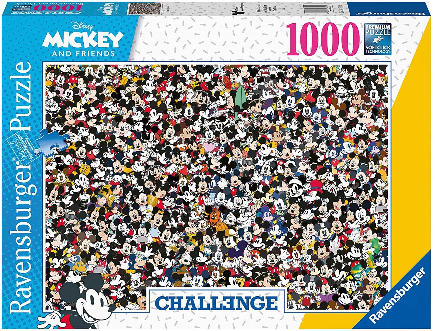 Puslespill 1000 Mikke Mus Ravensburger