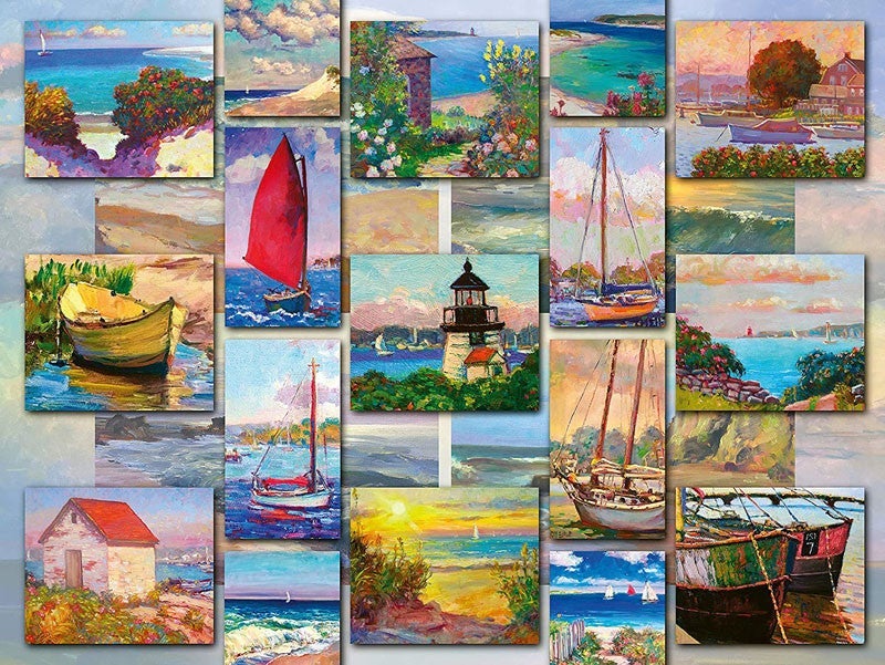 Puslespill 1500  Kystcollage Ravensburger
