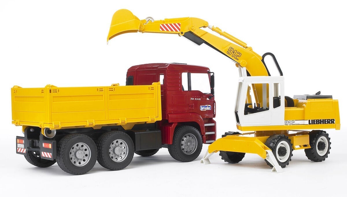 Bruder Man TGA Const Truck Excav
