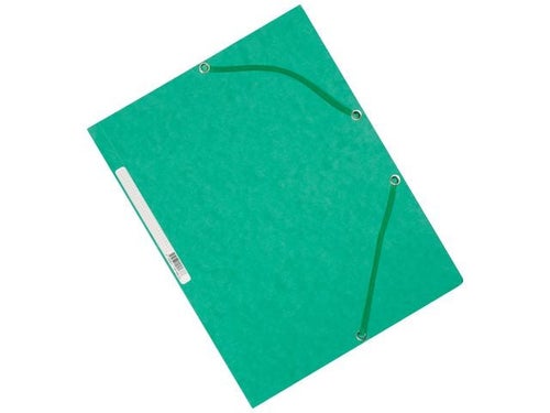 Strikkmappe Exacompta A4 3 kl 355g Grønn