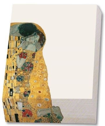 Notisblokk Klimt, The Kiss - Med skråkant