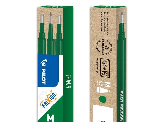 Refill Pilot Frixion 0,7 grønn (3)