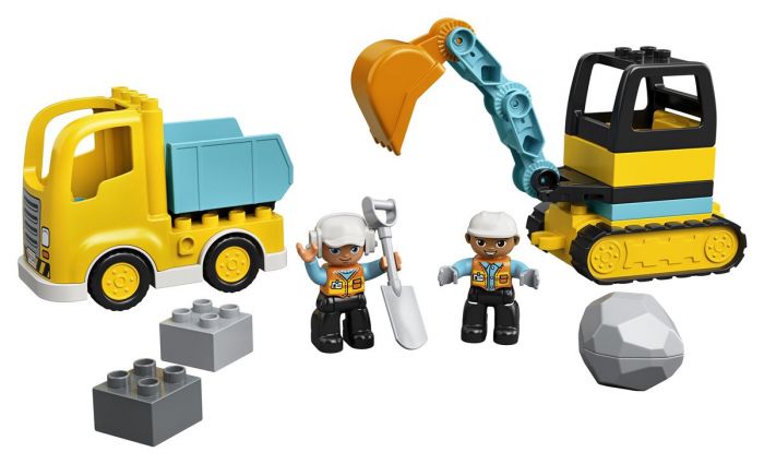 Lego Lastebil og beltegravemaskin 10931