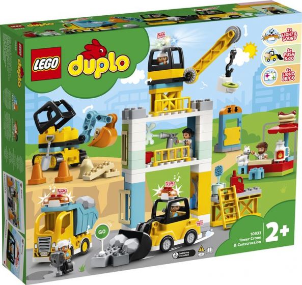 Lego Byggearbeid med tårnkran 10933