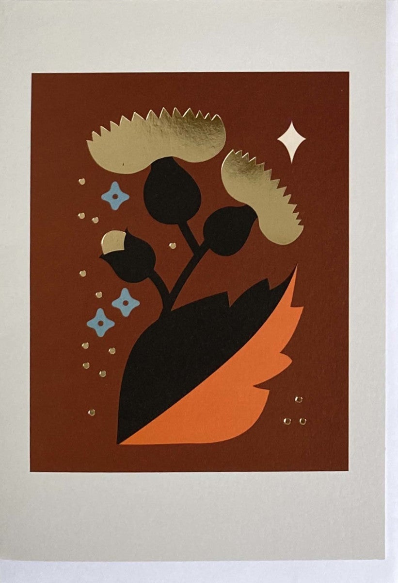 Kort Blomst Sort orange