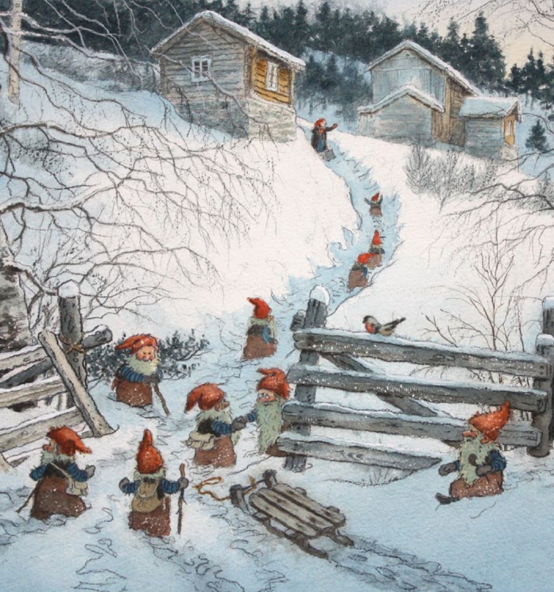 Kort jul Midthun 10stk