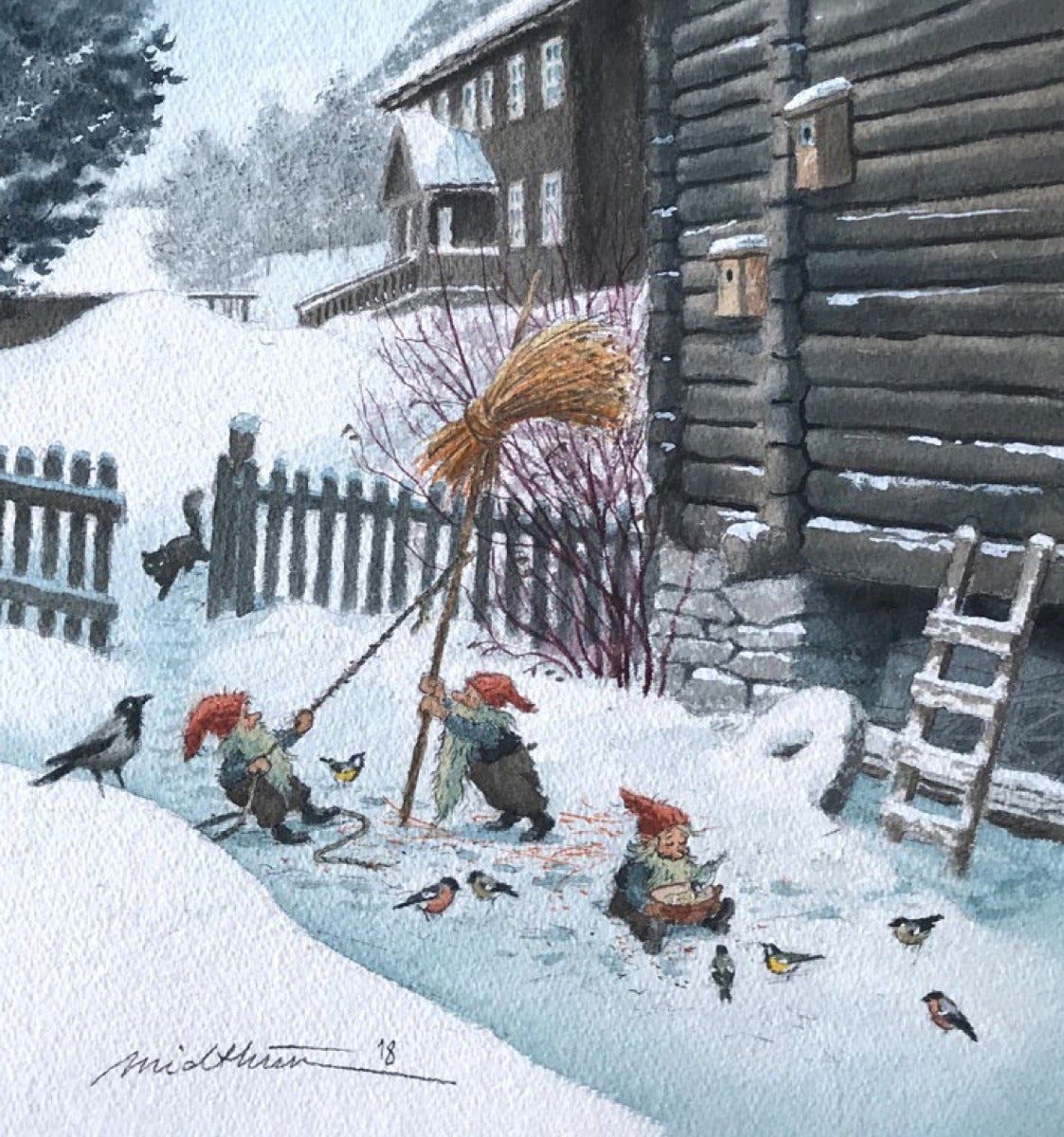 Kort jul Midthun 10stk
