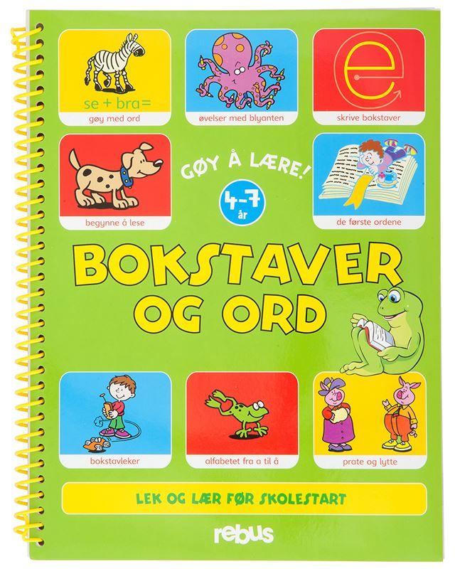 Lek og Lær Bokstaver og ord - Aktivitetsbok
