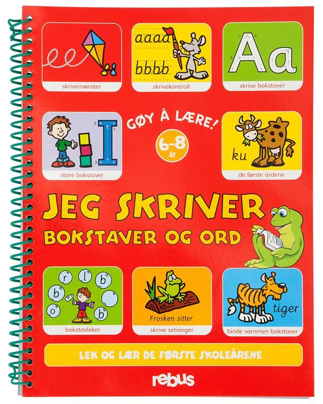 Lek og Lær Jeg skriver bokstaver - Aktivitetsbok