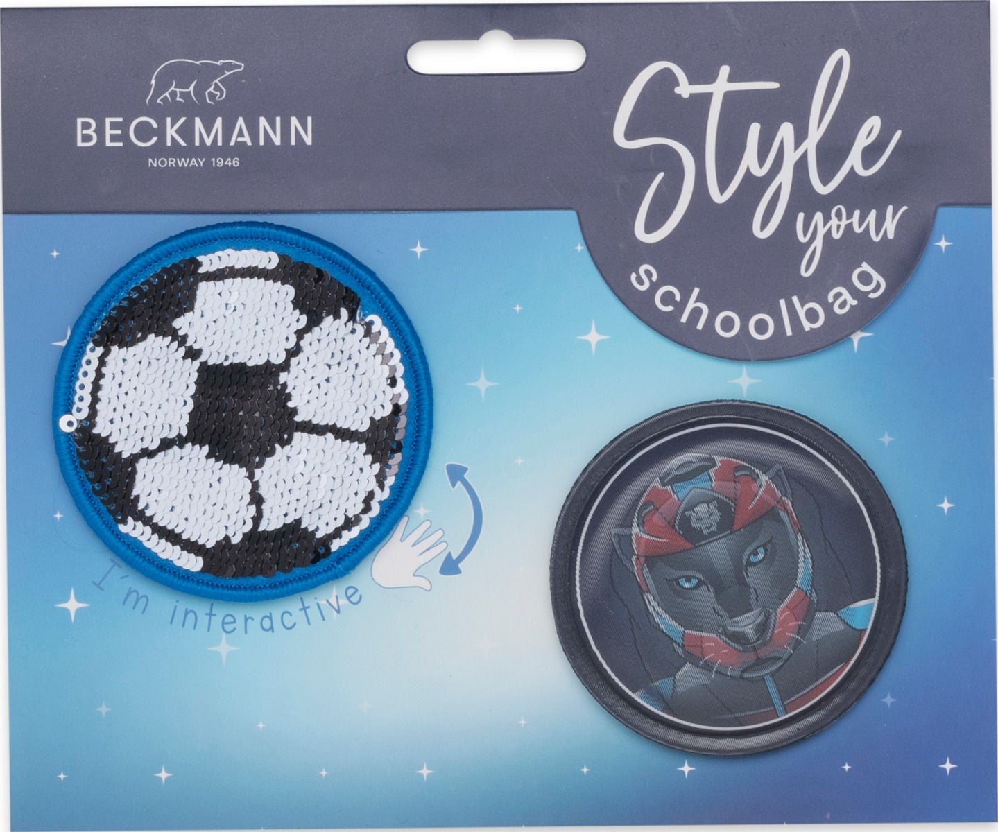 Buttonspakker Smiley Beckmann