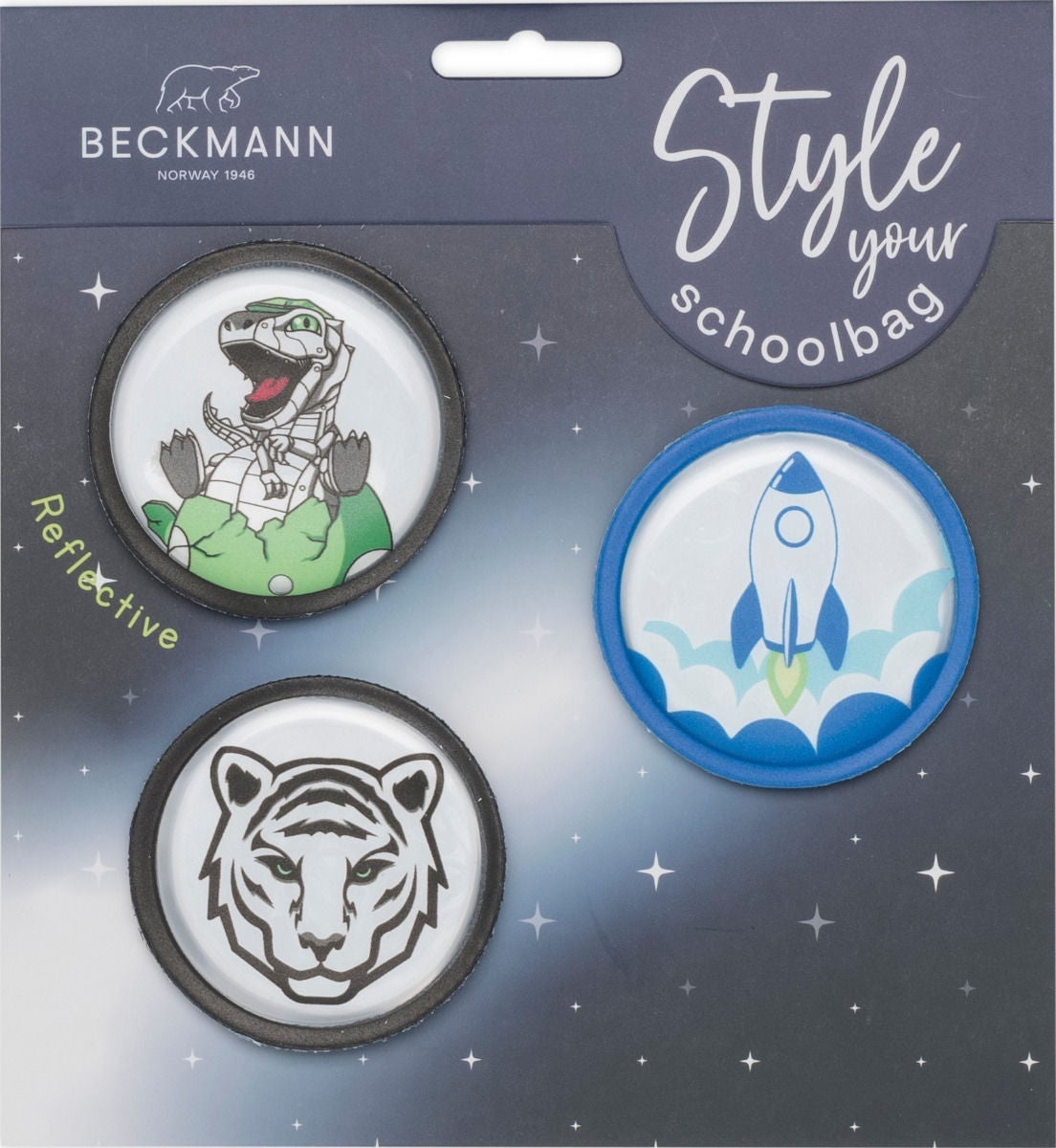 Buttonspakker Smiley Beckmann