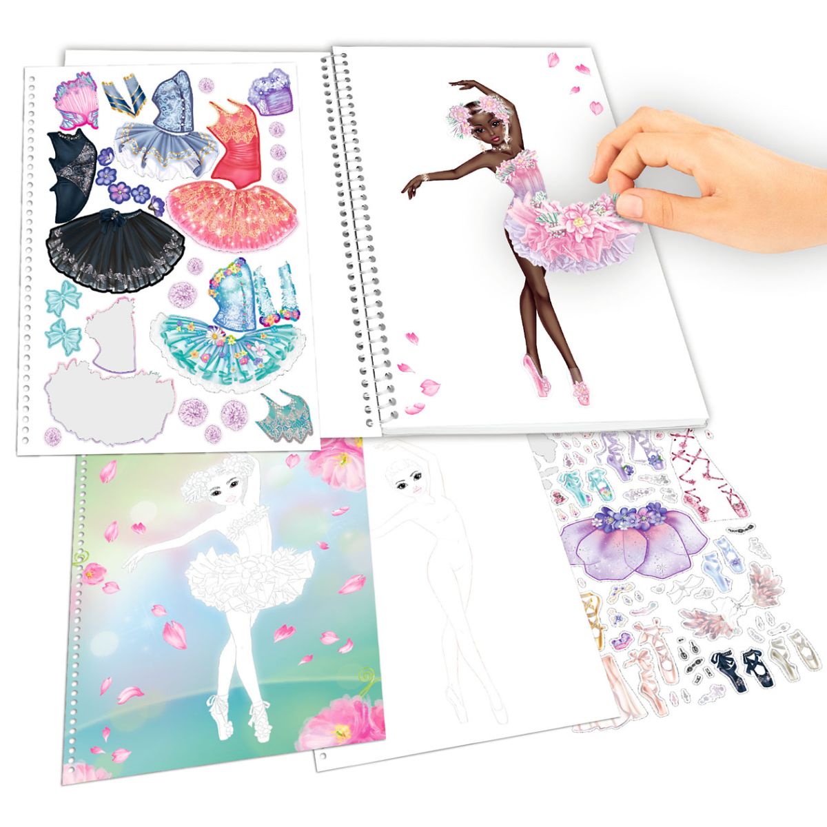 Aktivitetsbok Create Your Ballerina Topmodel