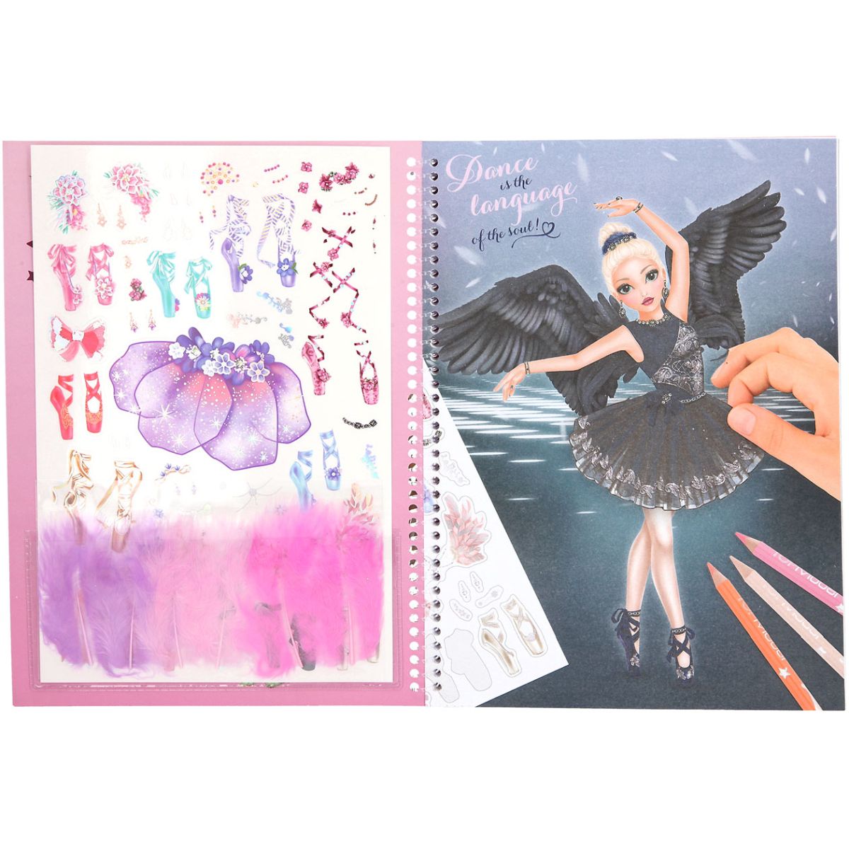 Aktivitetsbok Create Your Ballerina Topmodel