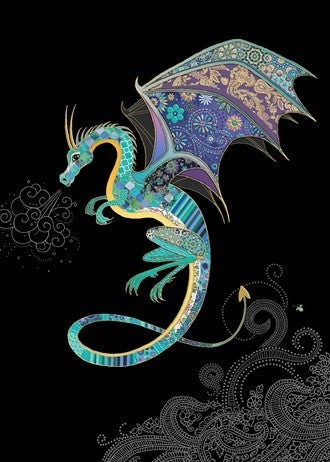 Doble kort 167x118 Jewels Blue Dragon