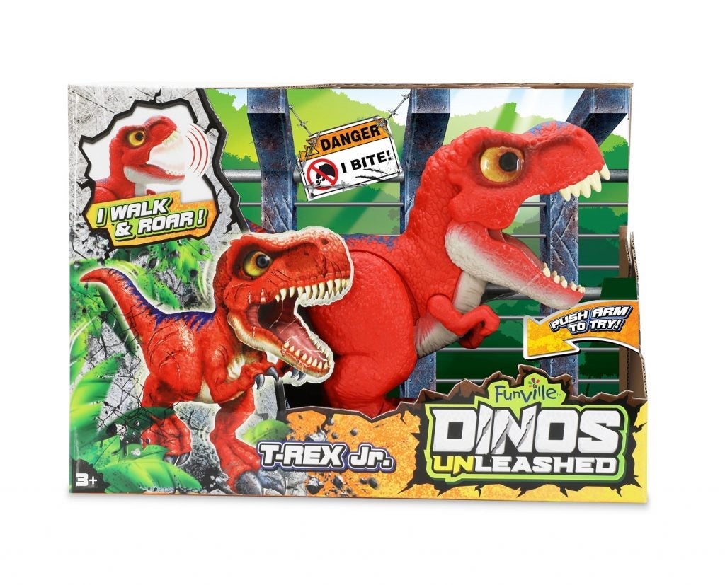 Dinos Unleashed T-Rex Jr.går og brøler 32Cm