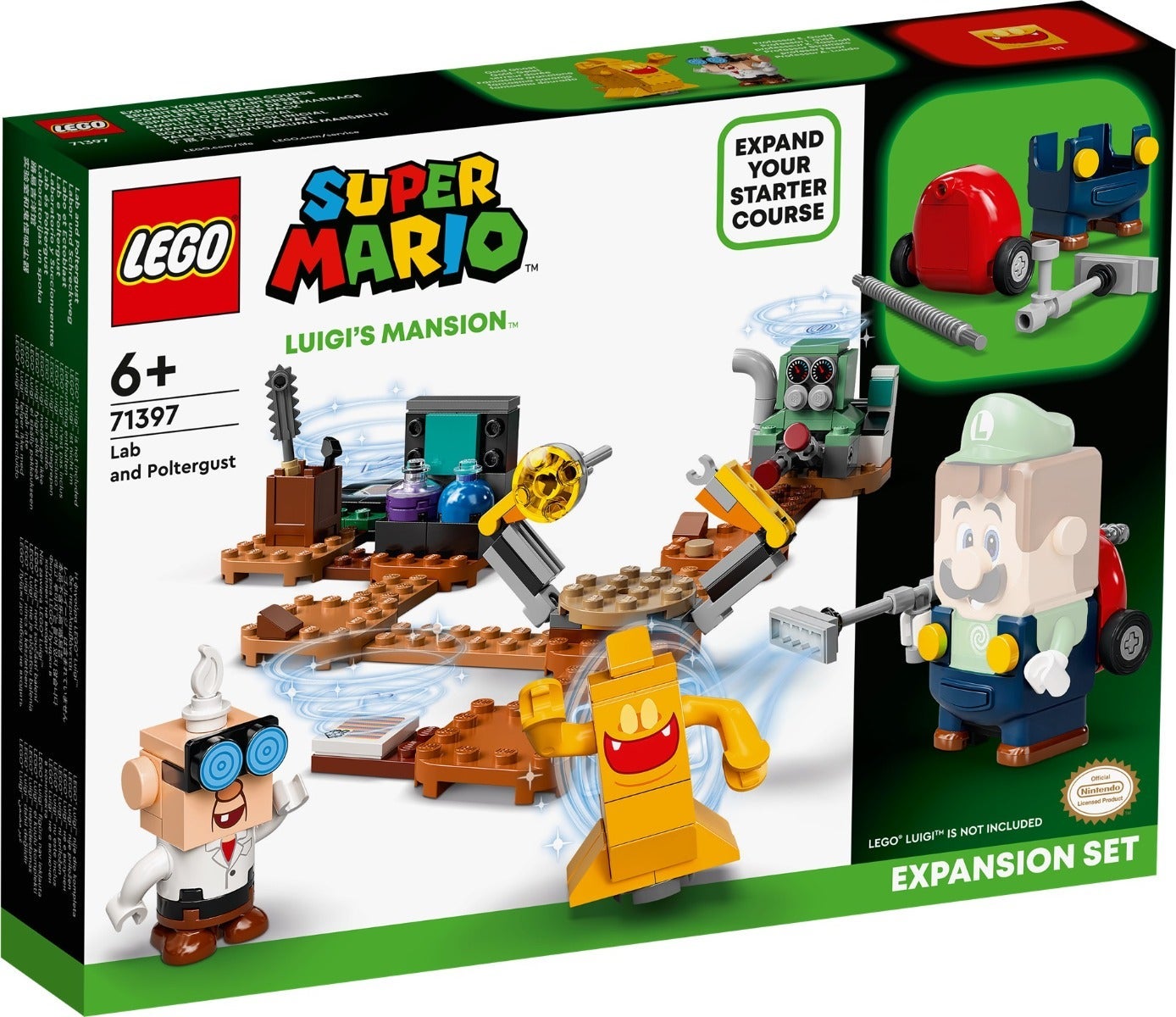 Lego Ekstrabane Luigis Mansion m/lab og Poltergust