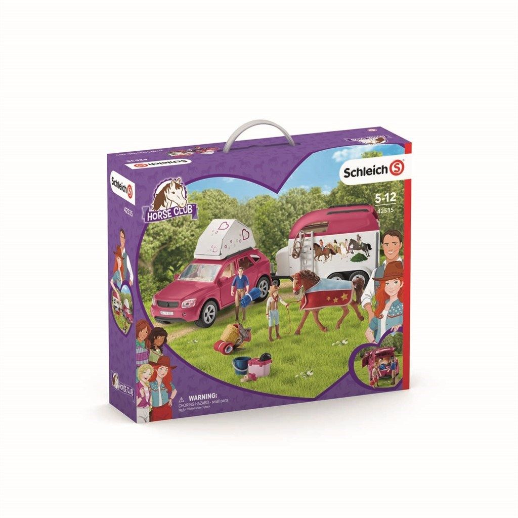 Schleich hest m/bil og trailer