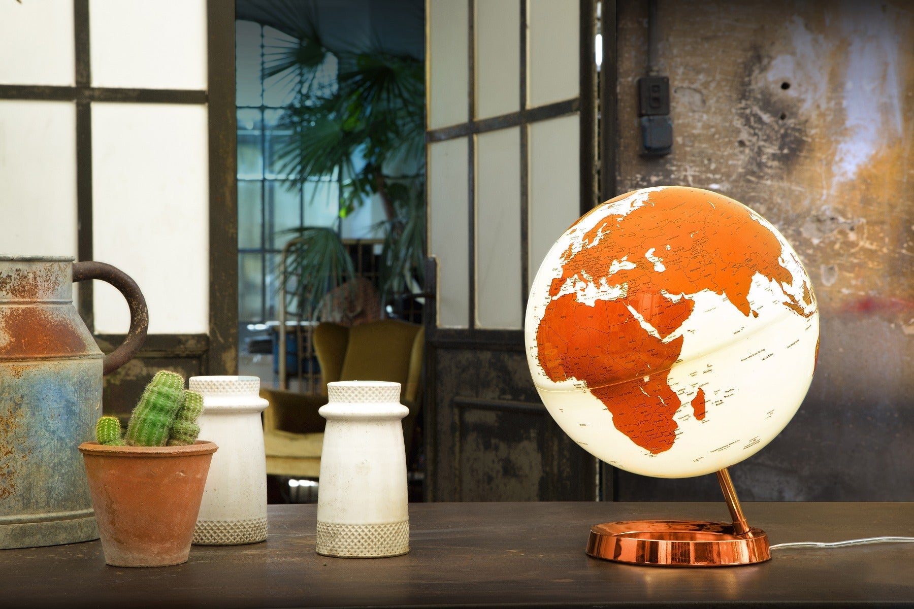 Globus 30cm Light & Colour Hot Tangerine Eng LED-l