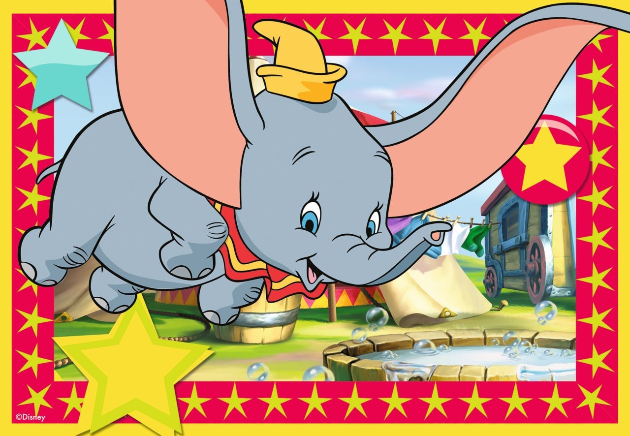 Puslespill 2x12 Disney Dyr Ravensburger