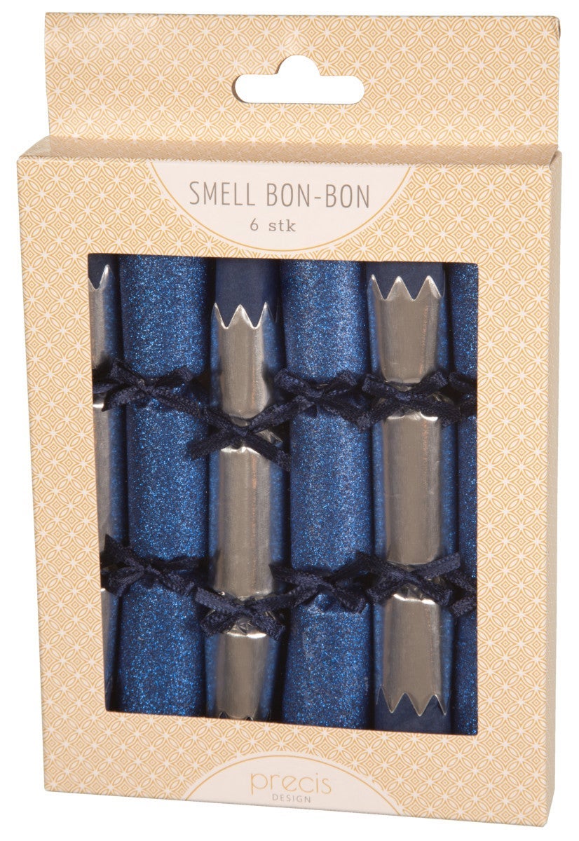 Smellbonbon med sløyfe mørkeblå