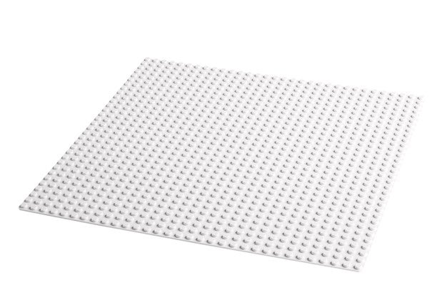 Lego Hvit basisplate 11026