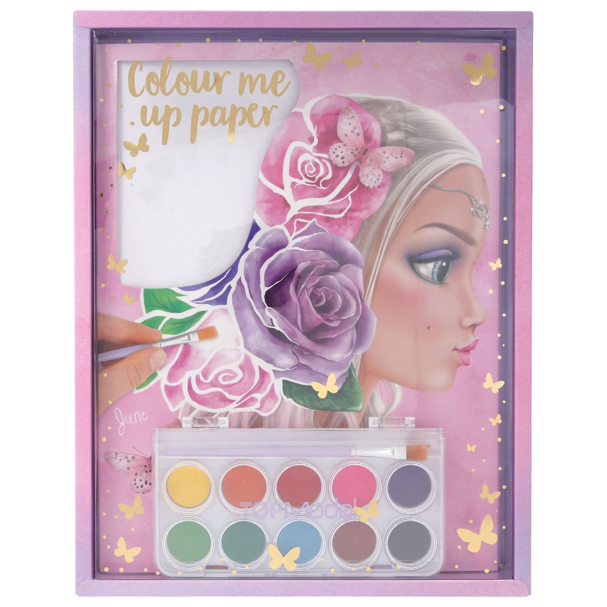 Akvarell malesett Color Me Up Topmodel