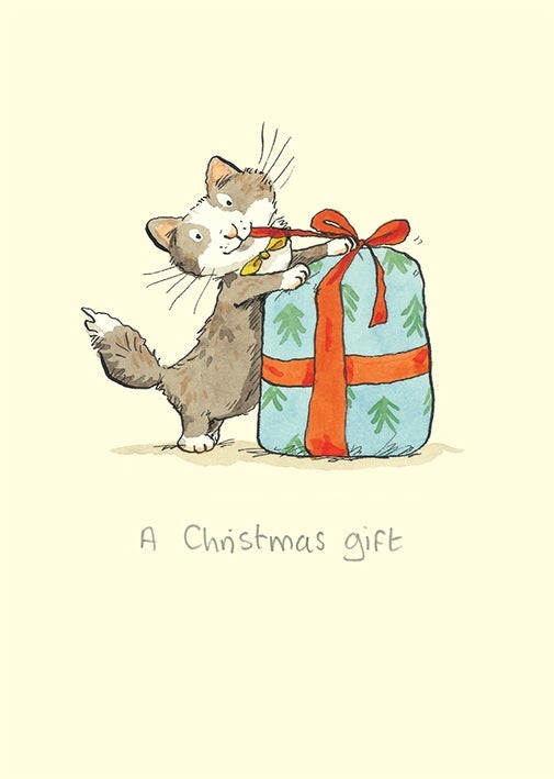 Julekort Two Bad Mice, A Christmas Gift