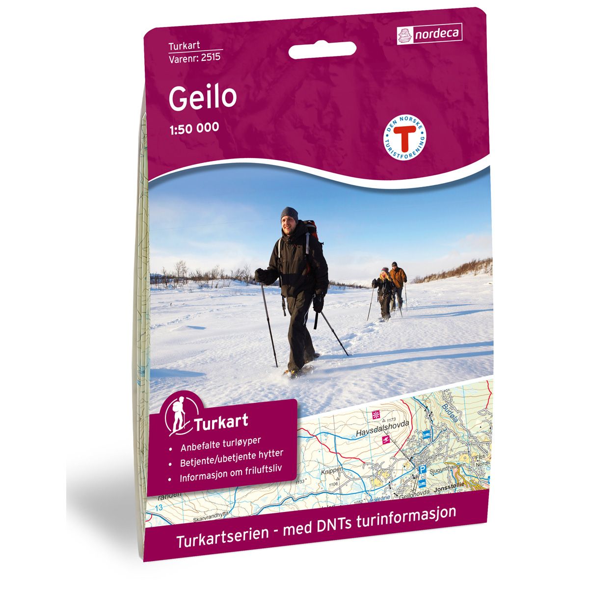 Geilo - Turkart 1: 50 000