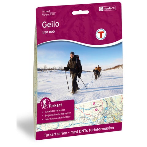 Geilo - Turkart 1: 50 000