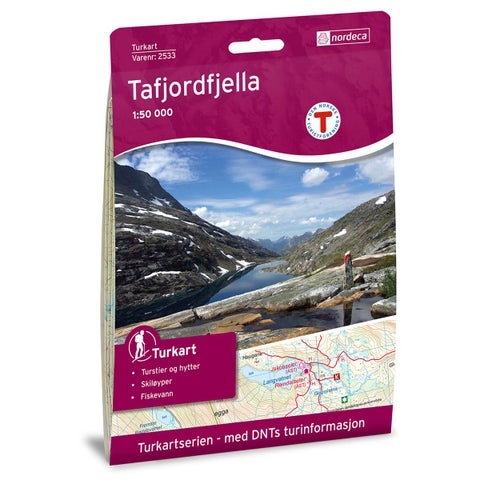 Tafjordfjella - Turkart 1: 50 000