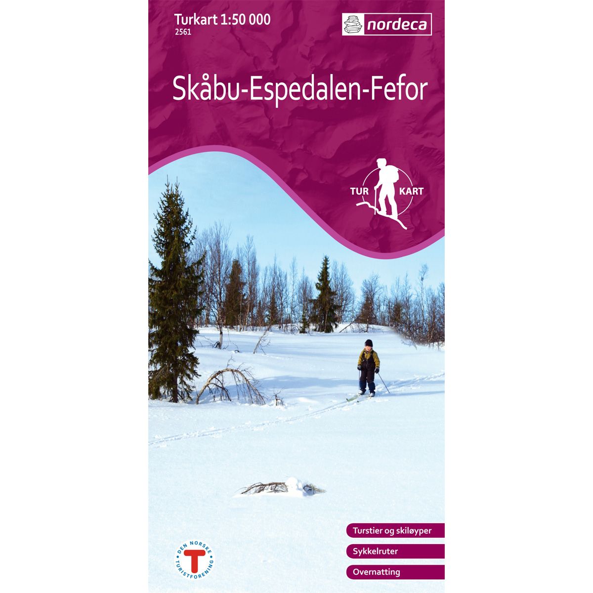 Skåbu-Espedalen-Fefor - Turkart 1: 50 000