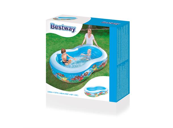Play Pool Basseng 262 x 157 x 46cm Bestway
