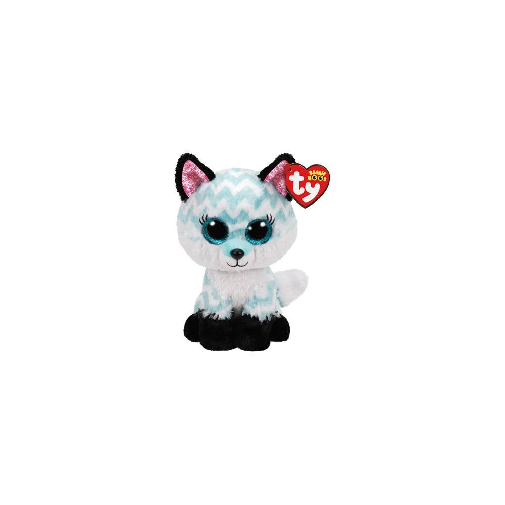 Bamse TY Atlas Aqua Chevron Fox Medium
