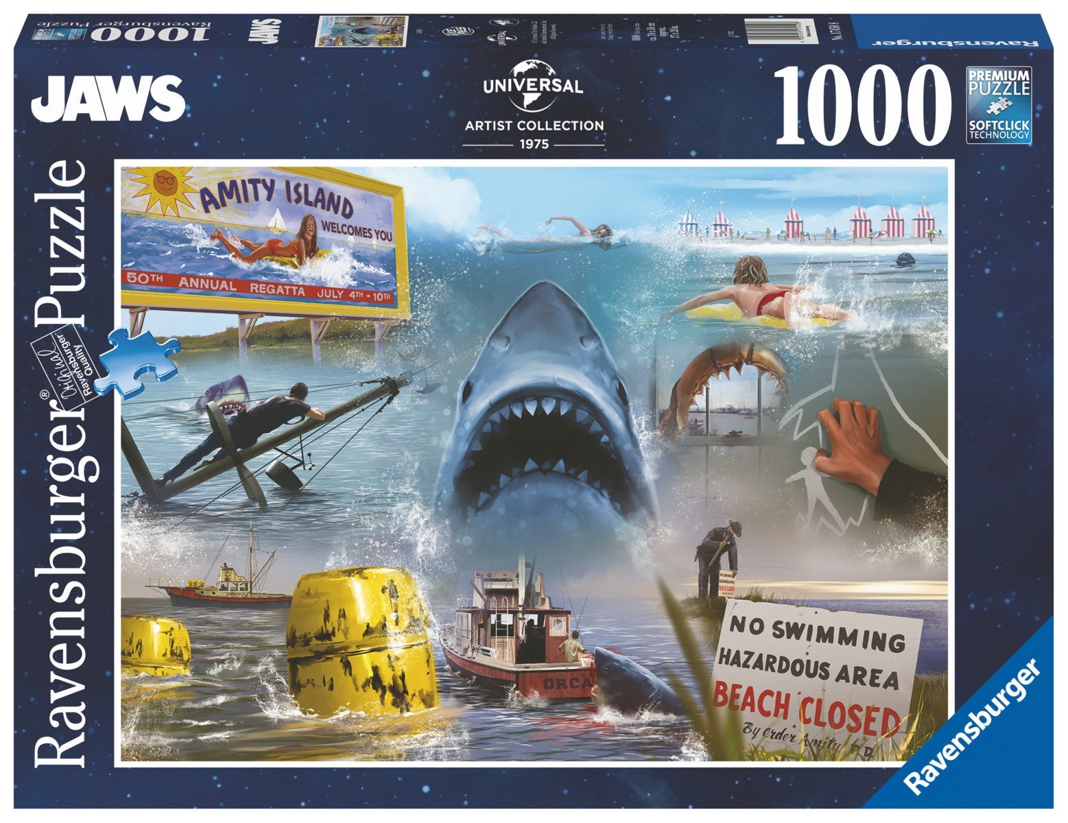 Puslespill 1000 Haisommer Ravensburger