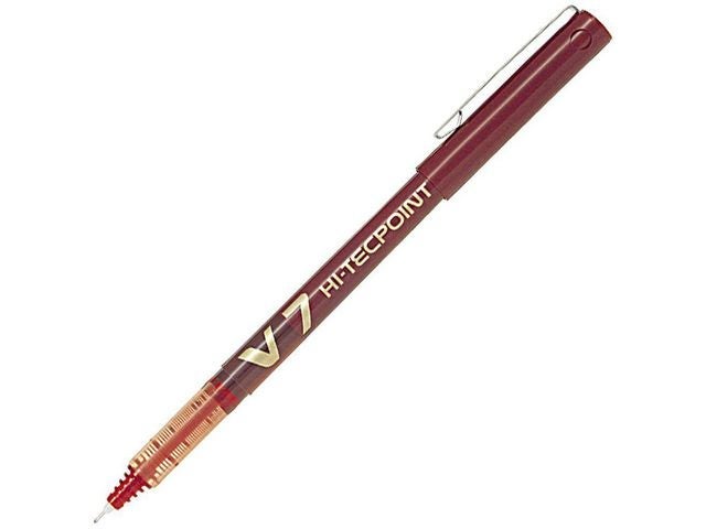Rollerpenn Pilot Hi-tecpoint V7 rød