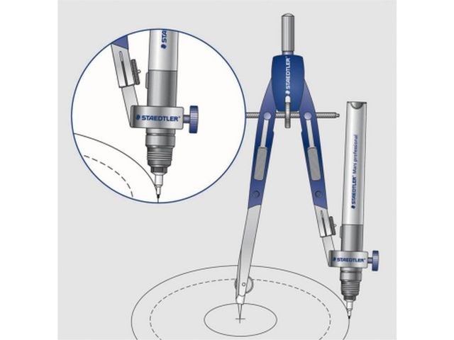Passer Staedtler Mars Comfort m/adapter
