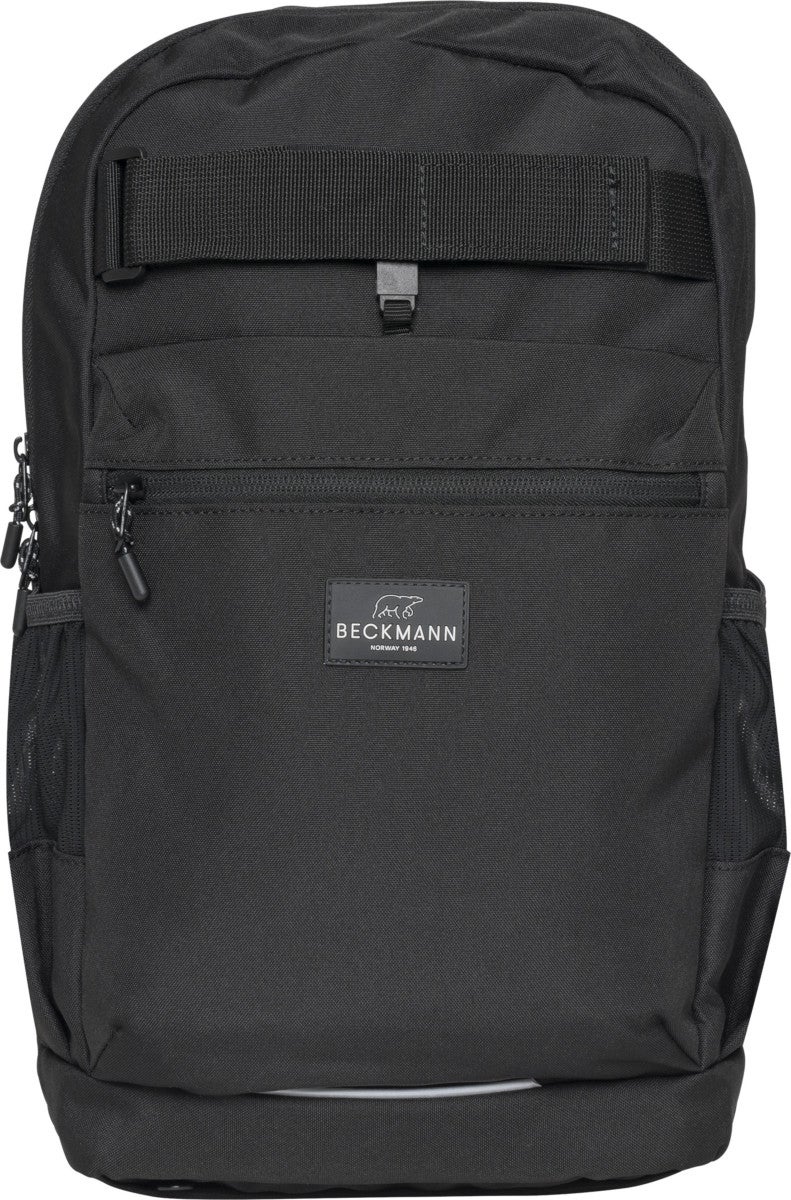 Skolesekk 2-7.kl Black Sport Light Beckmann