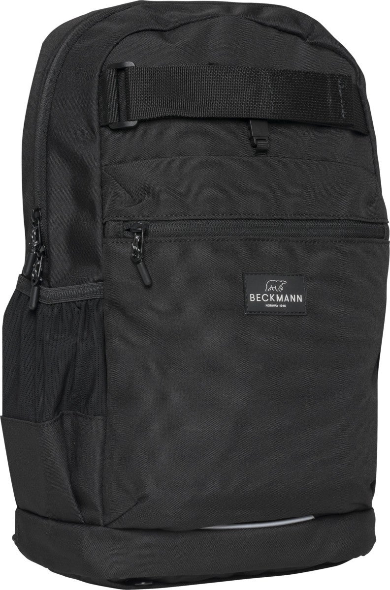 Skolesekk 2-7.kl Black Sport Light Beckmann