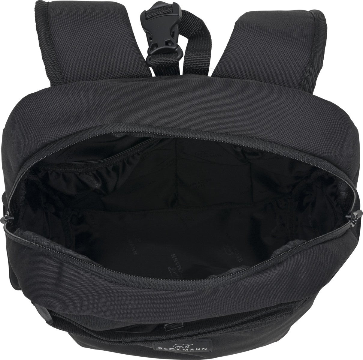 Skolesekk 2-7.kl Black Sport Light Beckmann