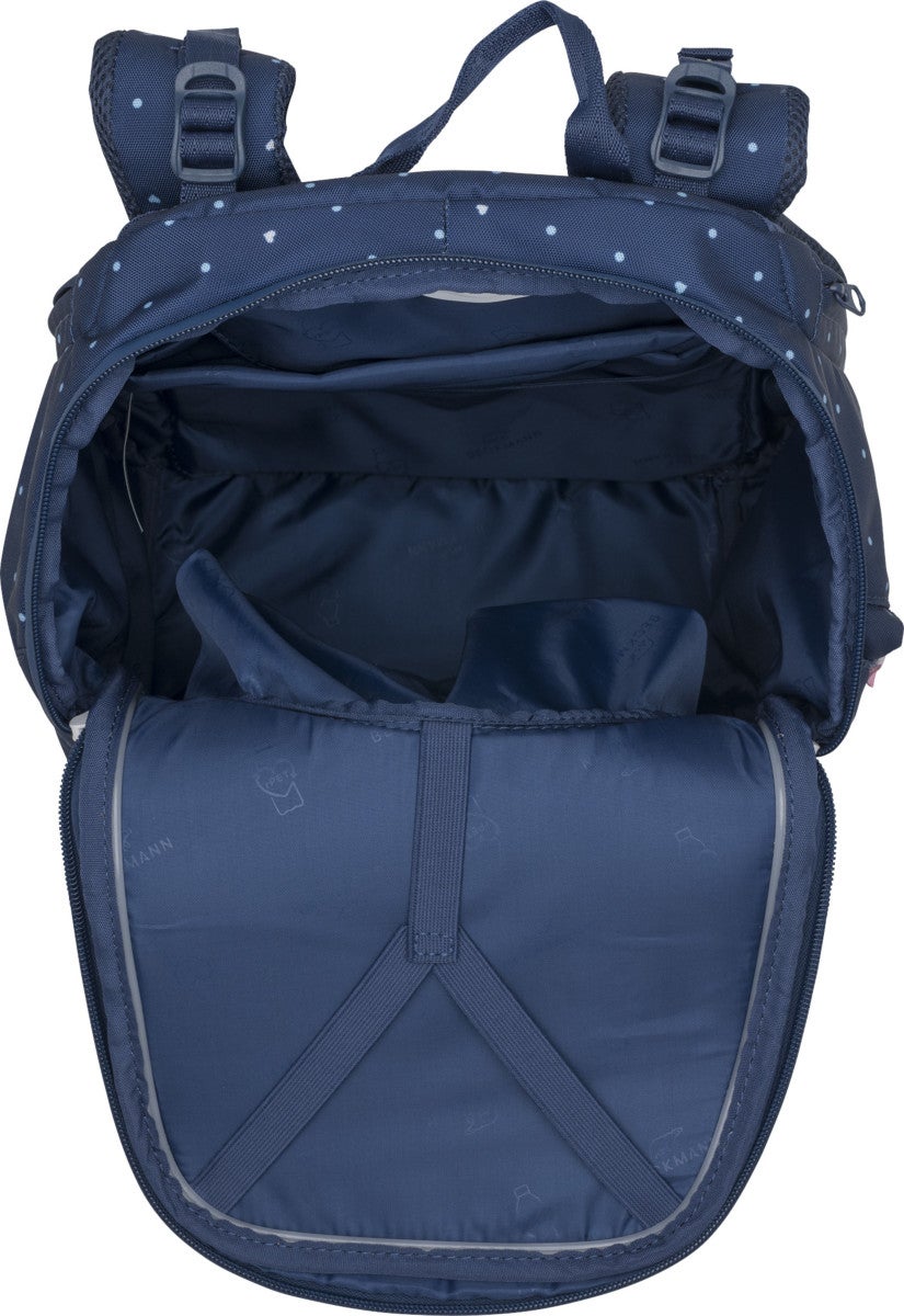 Skolesekk 1.kl Pet Friends Blue Active Air FLX