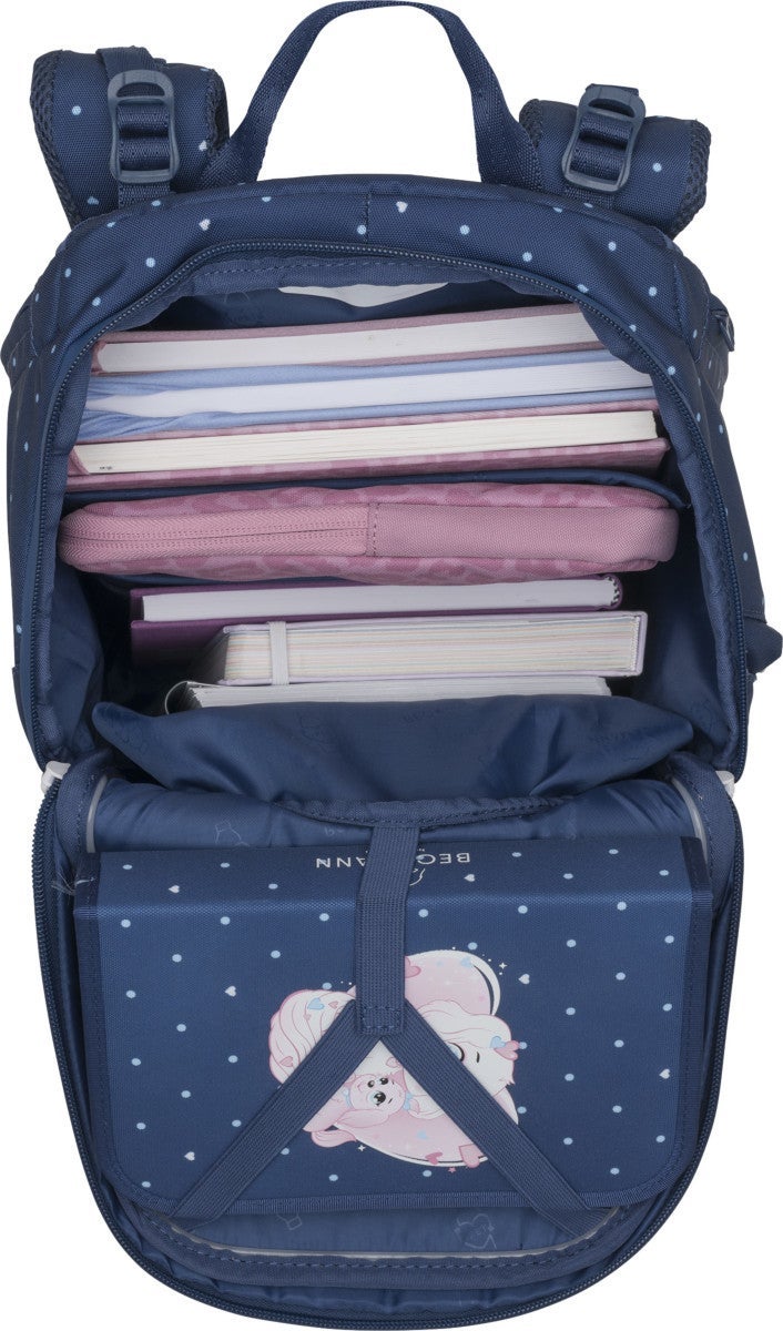 Skolesekk 1.kl Pet Friends Blue Active Air FLX