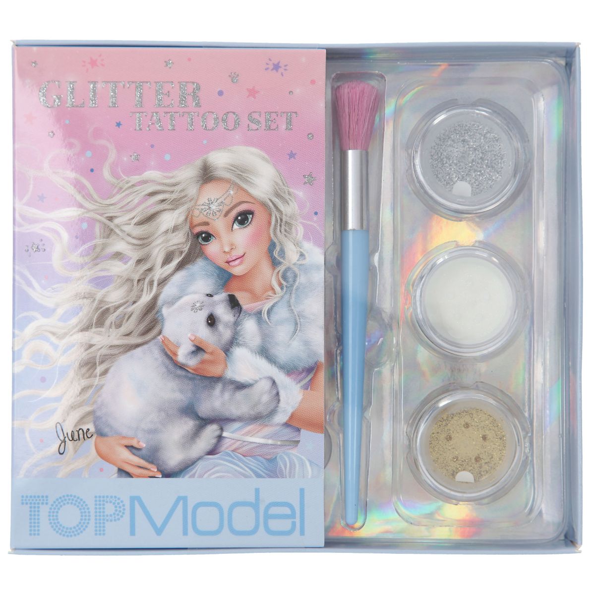 Glitter Tattoo Sett Ice World Topmodel