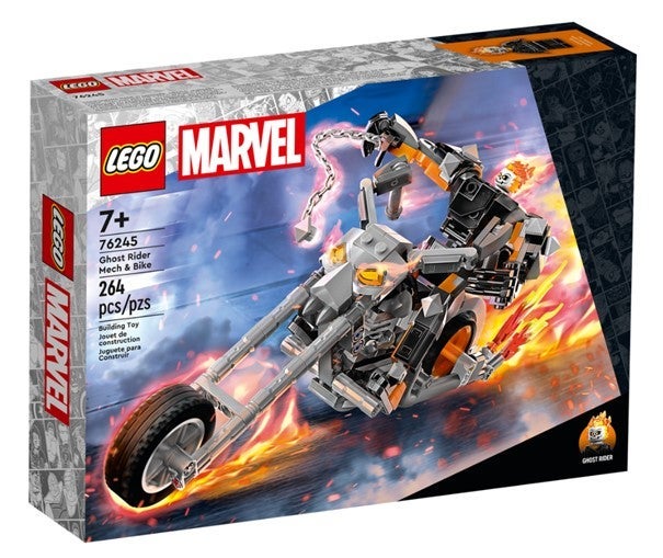Lego Ghost Riders robot og motorsykkel 76245